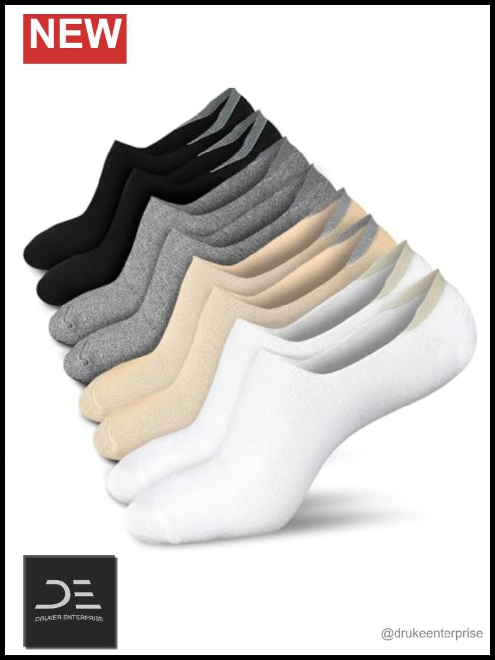 Cotton No Show Socks Non Slip Low Cut Liner Socks for Women 4 Pairs